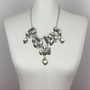 Gold statement necklace